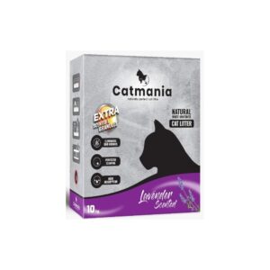 חול לחתולים בקרטון קטמאניה בריח לבנדר 10 ק"ג CATMANIA Cat Litter